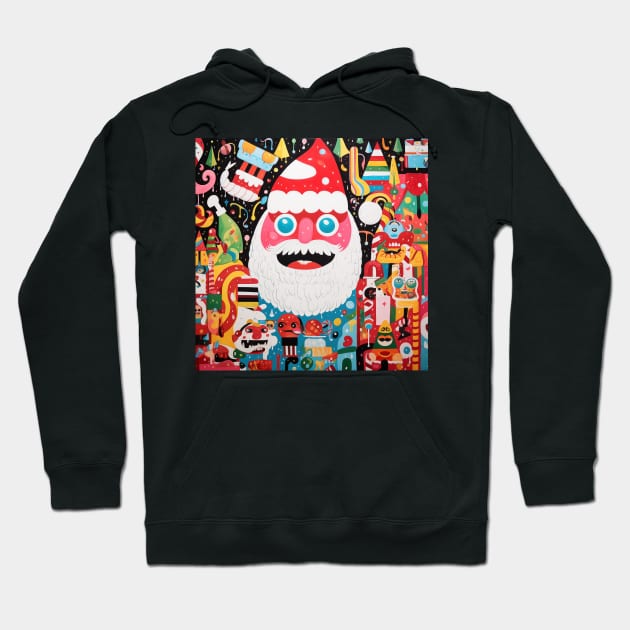 Christmas and Santa Claus 25 Hoodie by saveasART